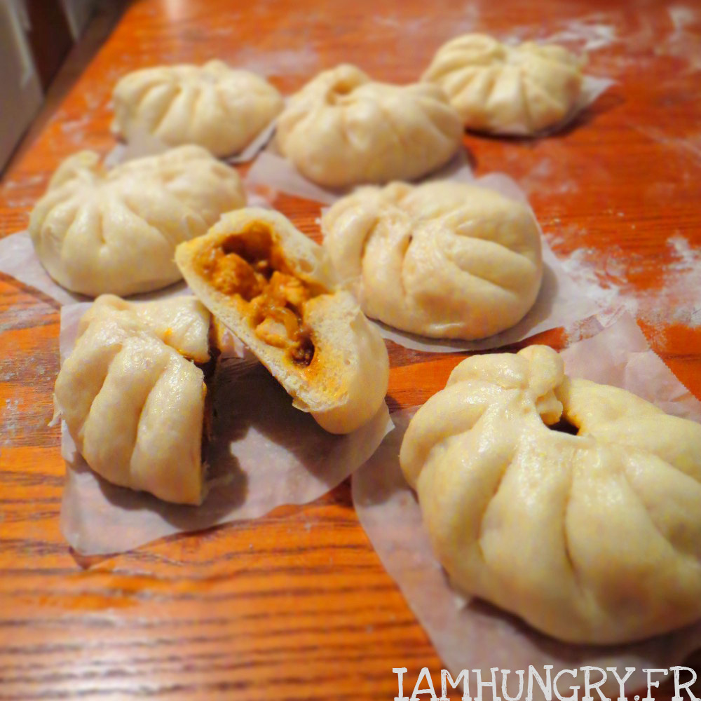 Banh Bao au poulet épicé IAMHUNGRY