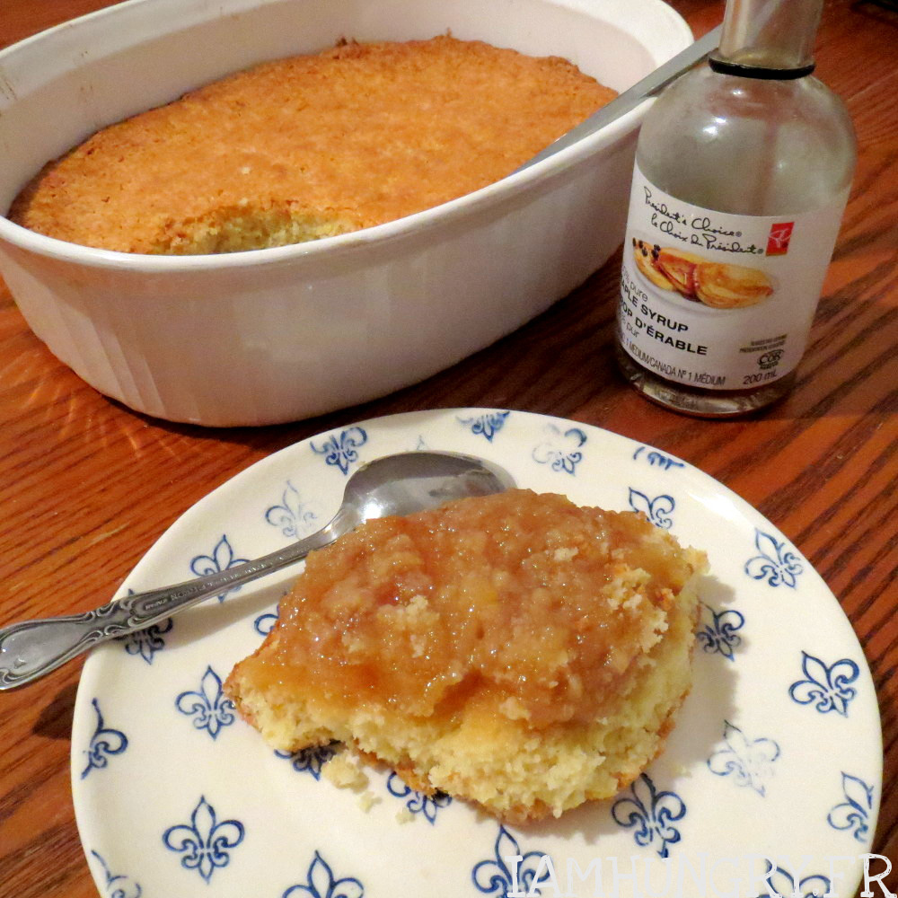 Le pouding du chômeur à l'érable IAMHUNGRY