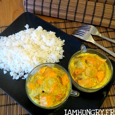 Curry saumon