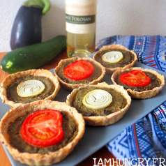 Tartelette aubergine