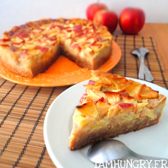 Tarte flan sp%c3%a9culoos pomme amande