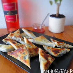 Samoussas aubergine