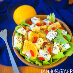 Salade orange feta