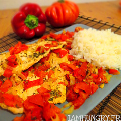 Poulet basquaise