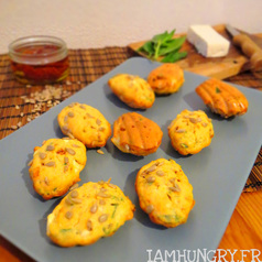 Madeleine tomates sechees feta