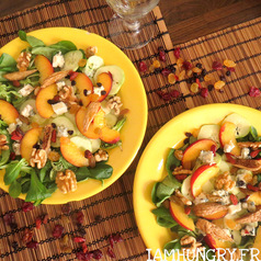Salade peche concombre