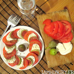Tomate mozza figue