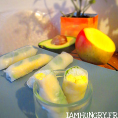 Rouleau printemps mangue avocat