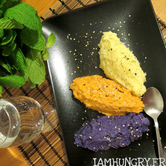 Trio de puree au fromage