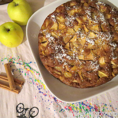Gateau pommes poires cannelle