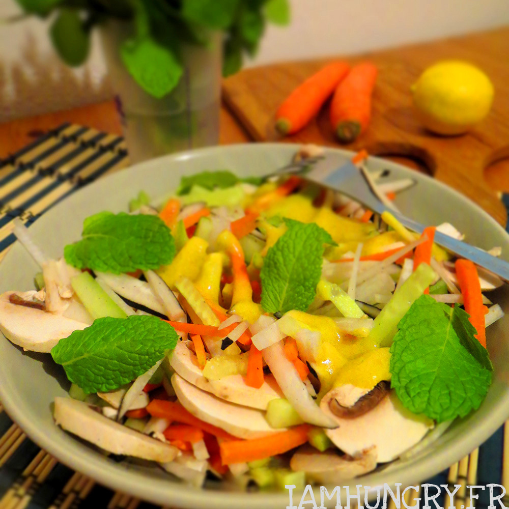 Salade de crudités hivernale Salade de crudités hivernale