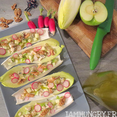 Ape%cc%81ritif d endives roquefort pommes noix