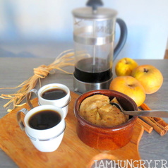 Apple mug cake