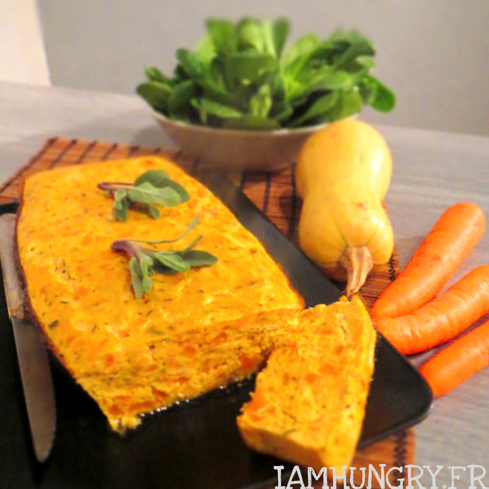 Cake de courge et de carotte à la sauge Cake de courge et de carotte à la sauge