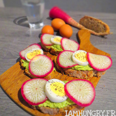 Tartines avocat radis oeufs 2