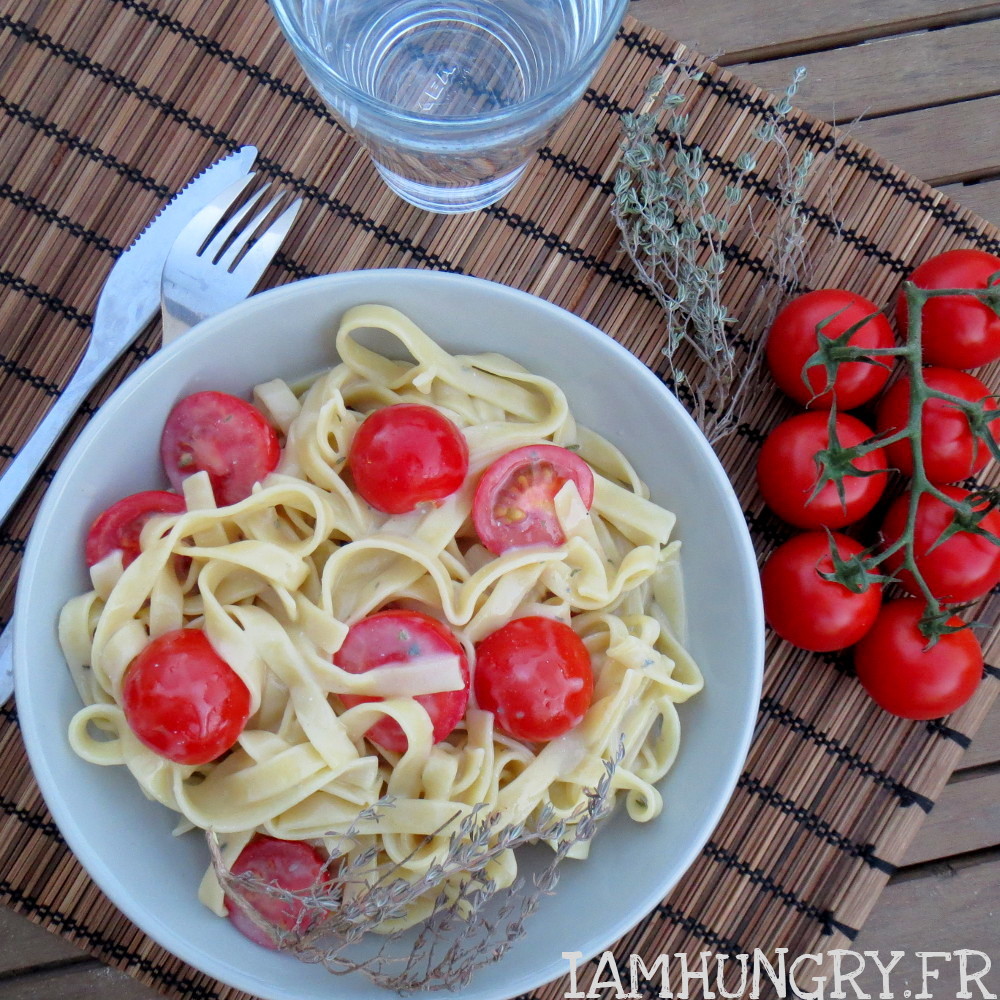 Tagliatelles sauce roquefort IAMHUNGRY