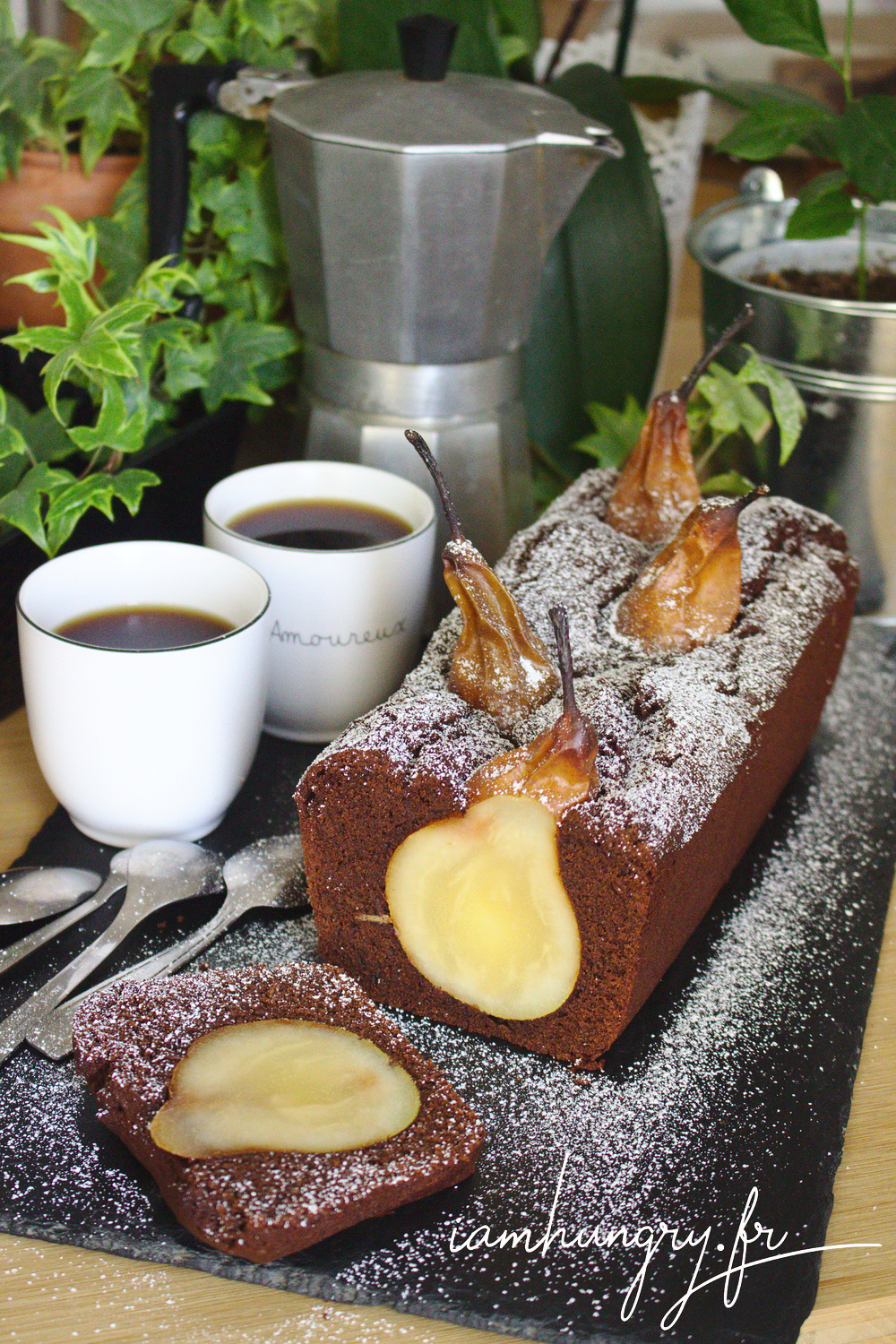 Gateau chocolat poires rect
