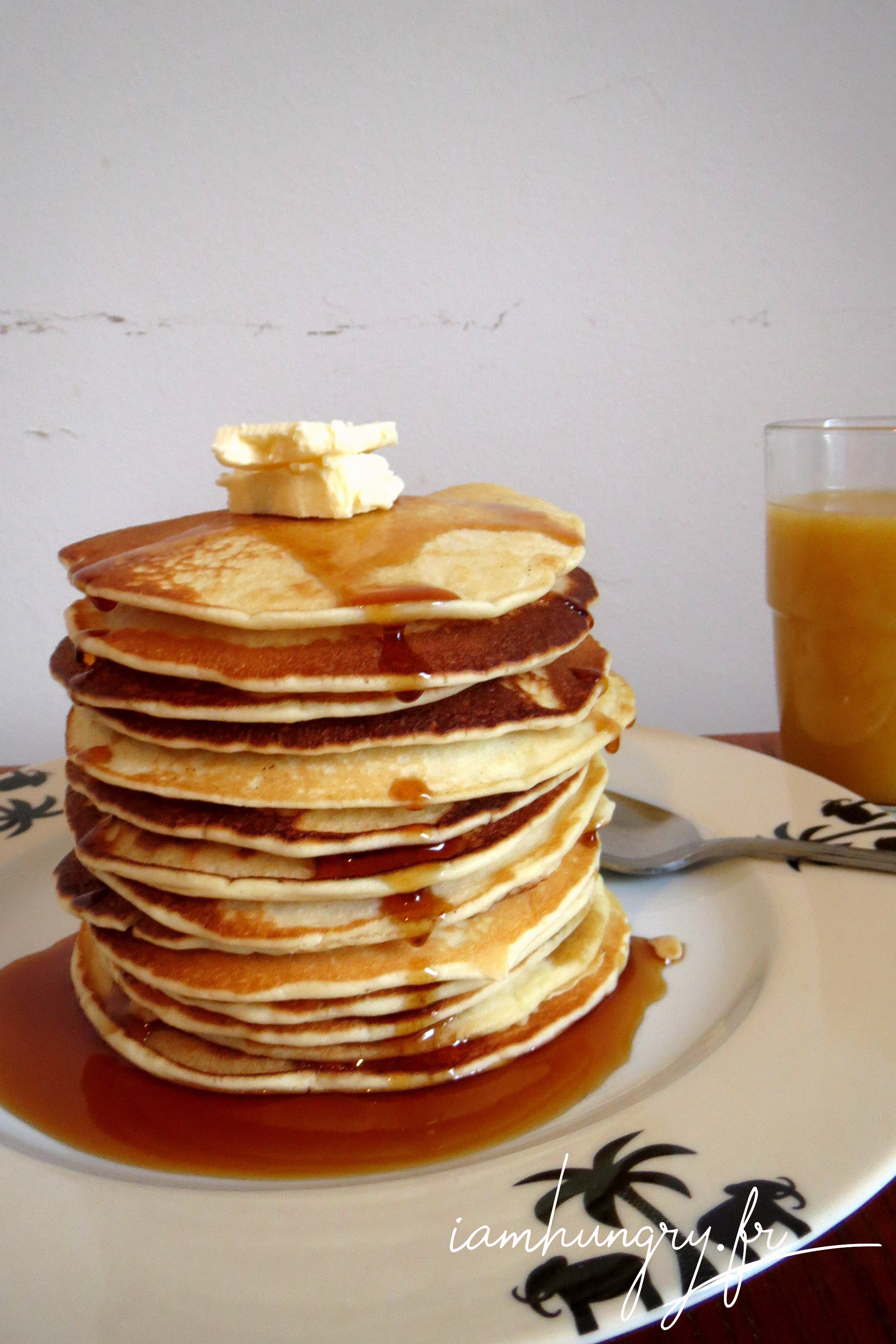 Pancakes au sirop d'érable IAMHUNGRY