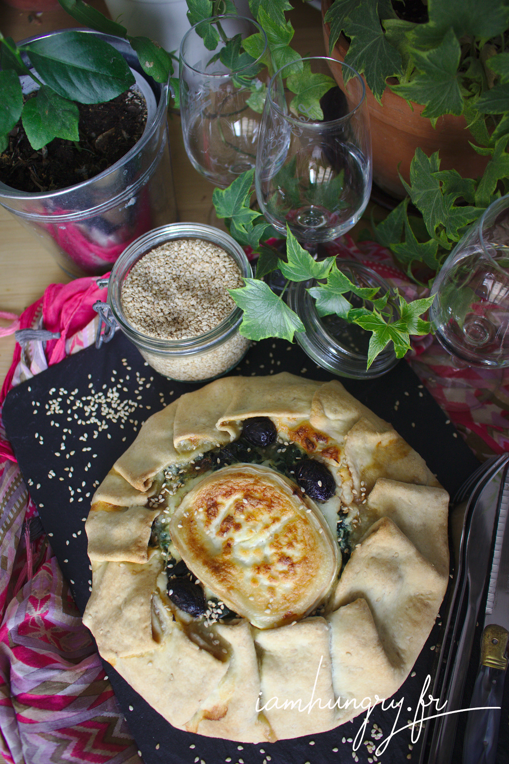 Tourte epinard chevre rect