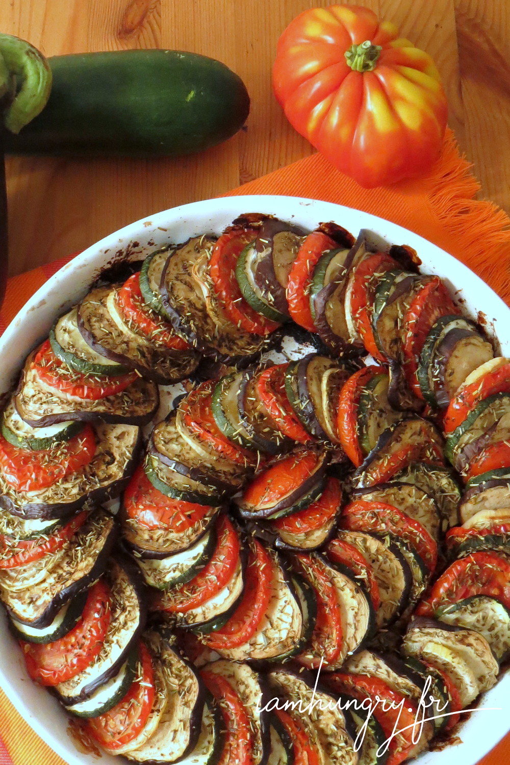 Terrine de légumes d'été au chèvre et à la tapenade IAMHUNGRY