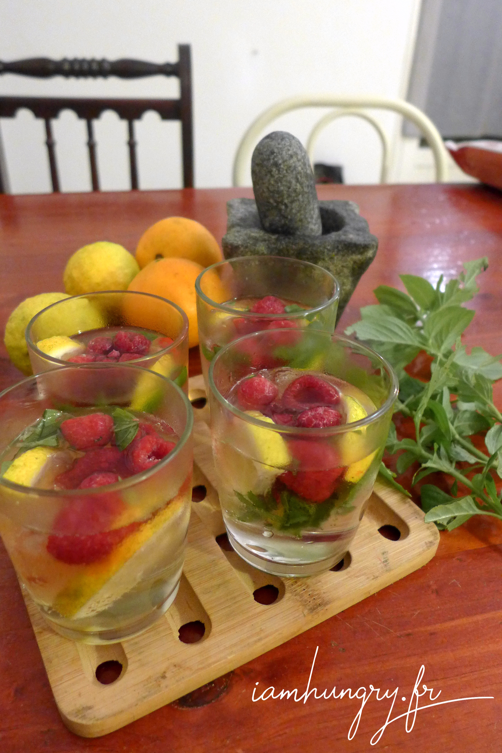 Mojito à la framboise Mojito à la framboise