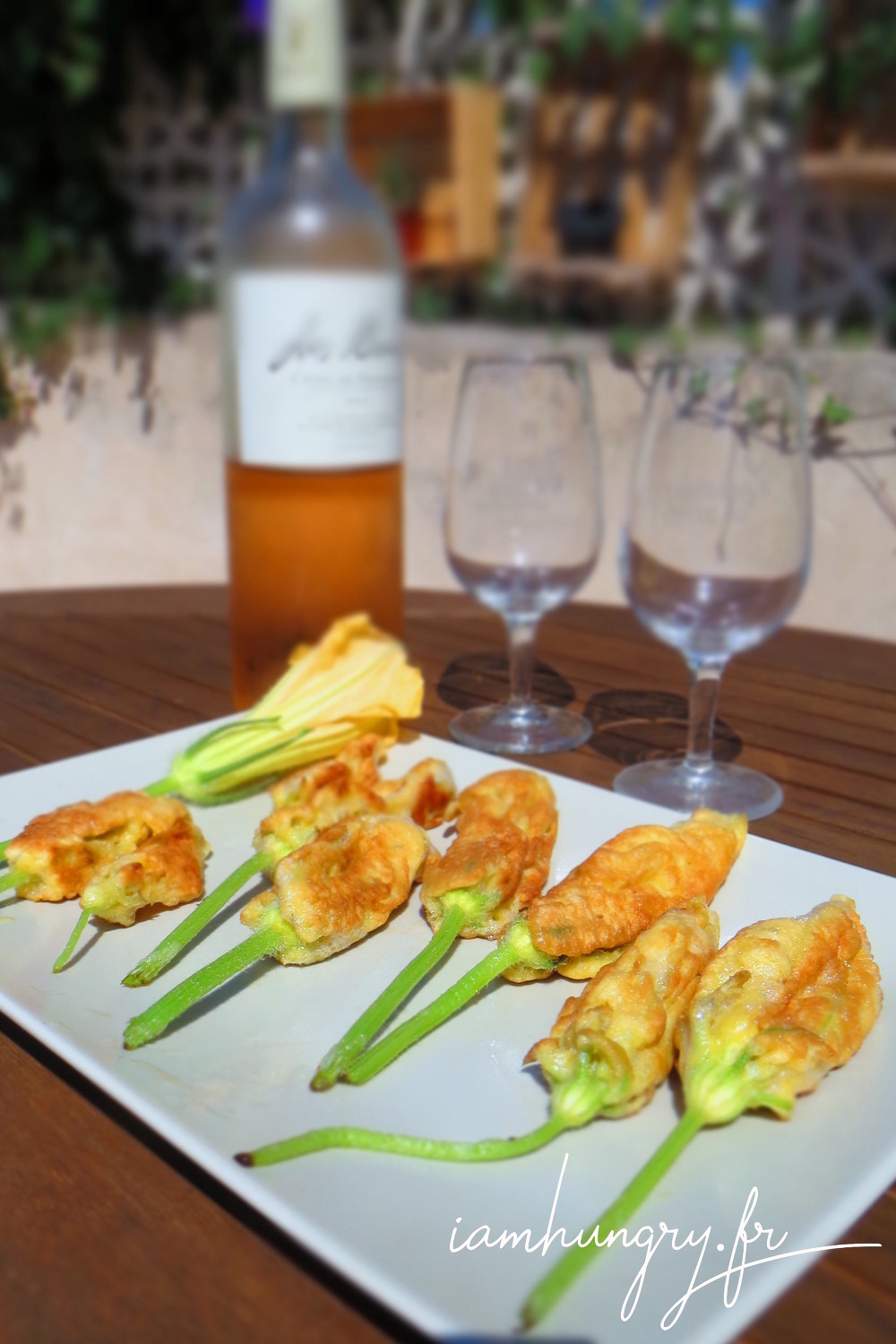 Beignet fleur de courgette