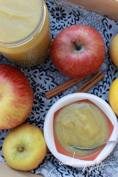 Compote de pommes à la cannelle