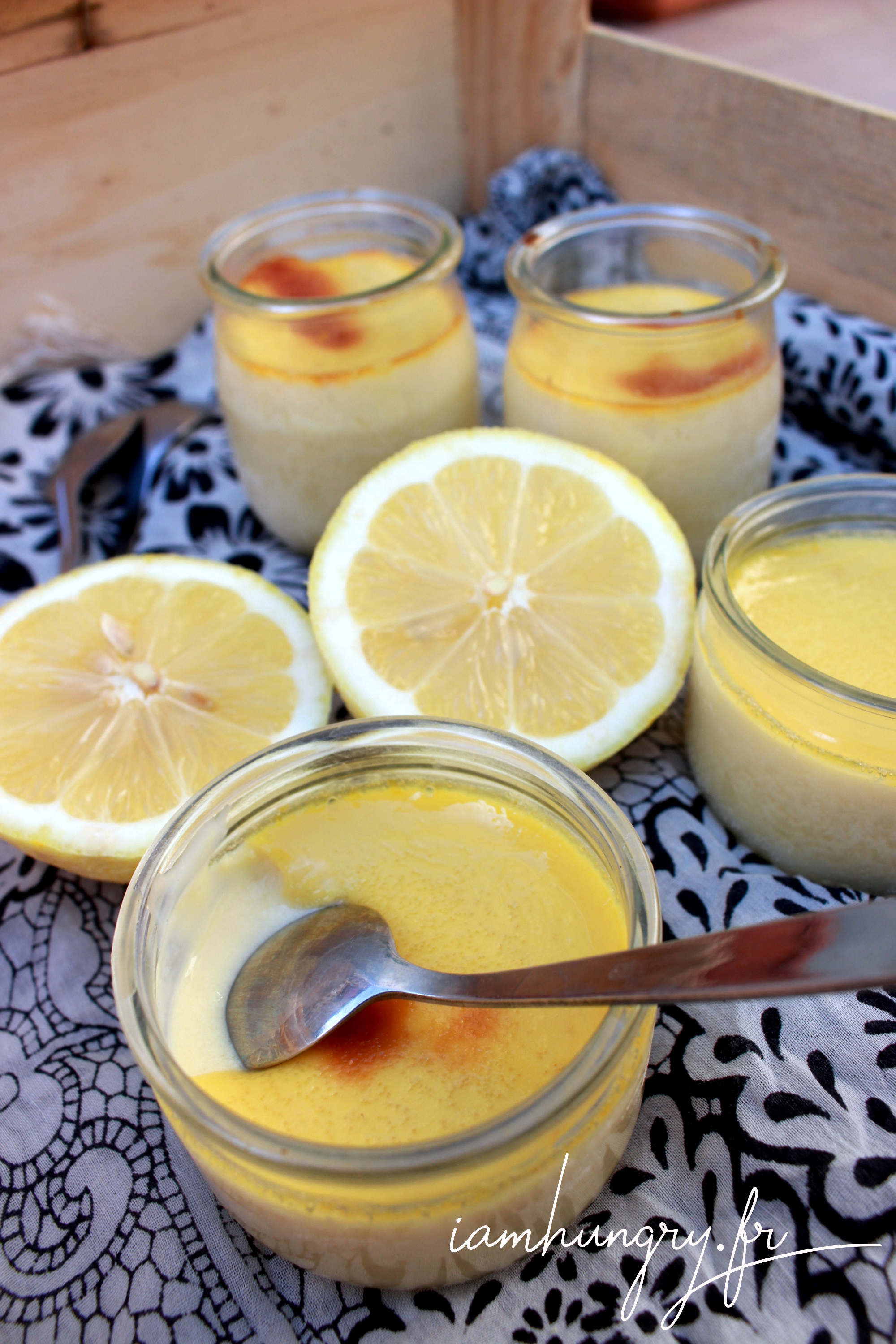 Pots de crèmes au citron IAMHUNGRY