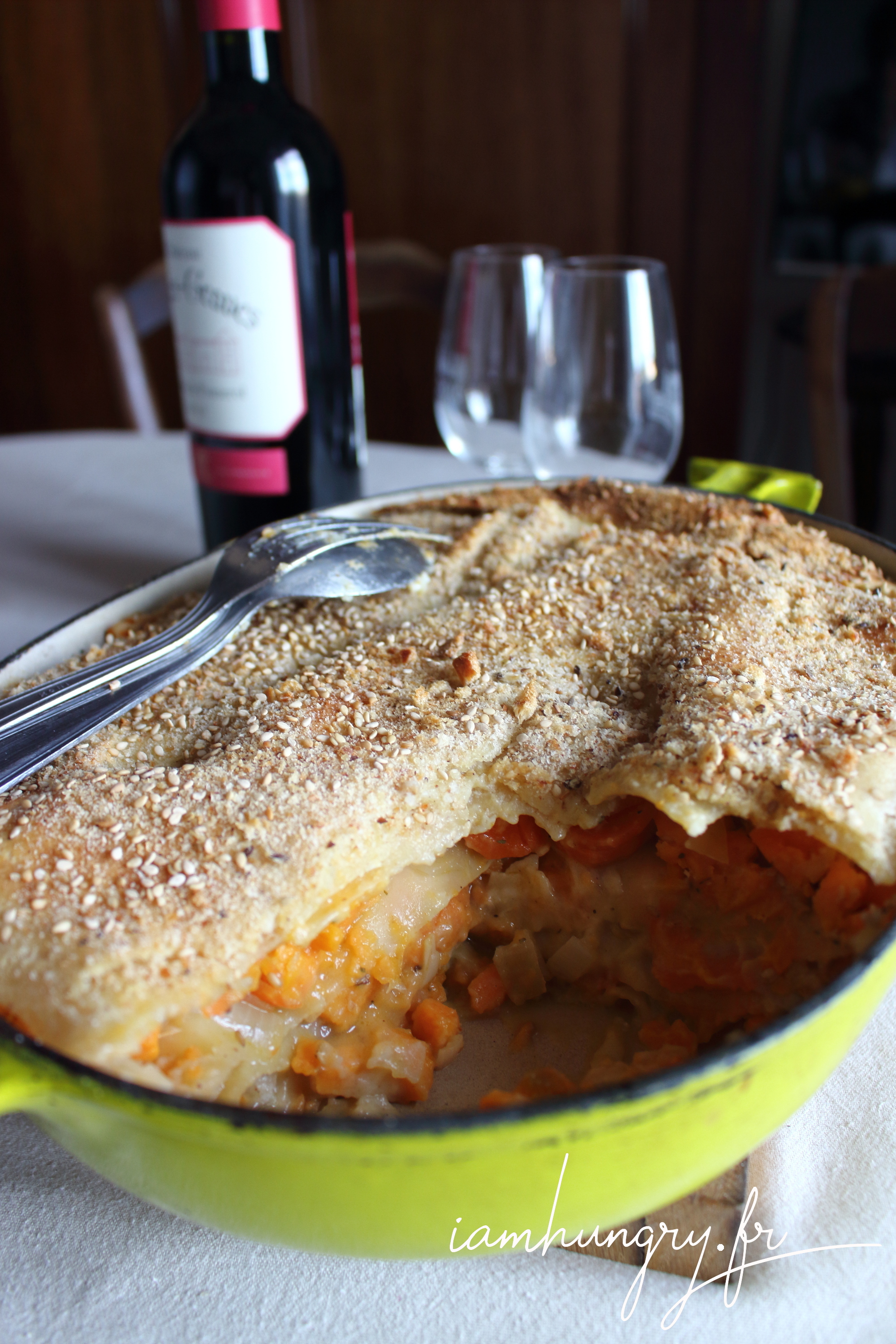 Lasagnes carottes et patates douces Lasagnes carottes et patates douces