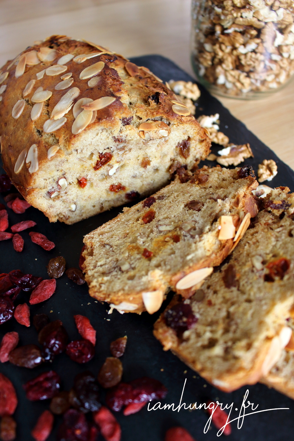 Banana bread vegan fruits secs 1e
