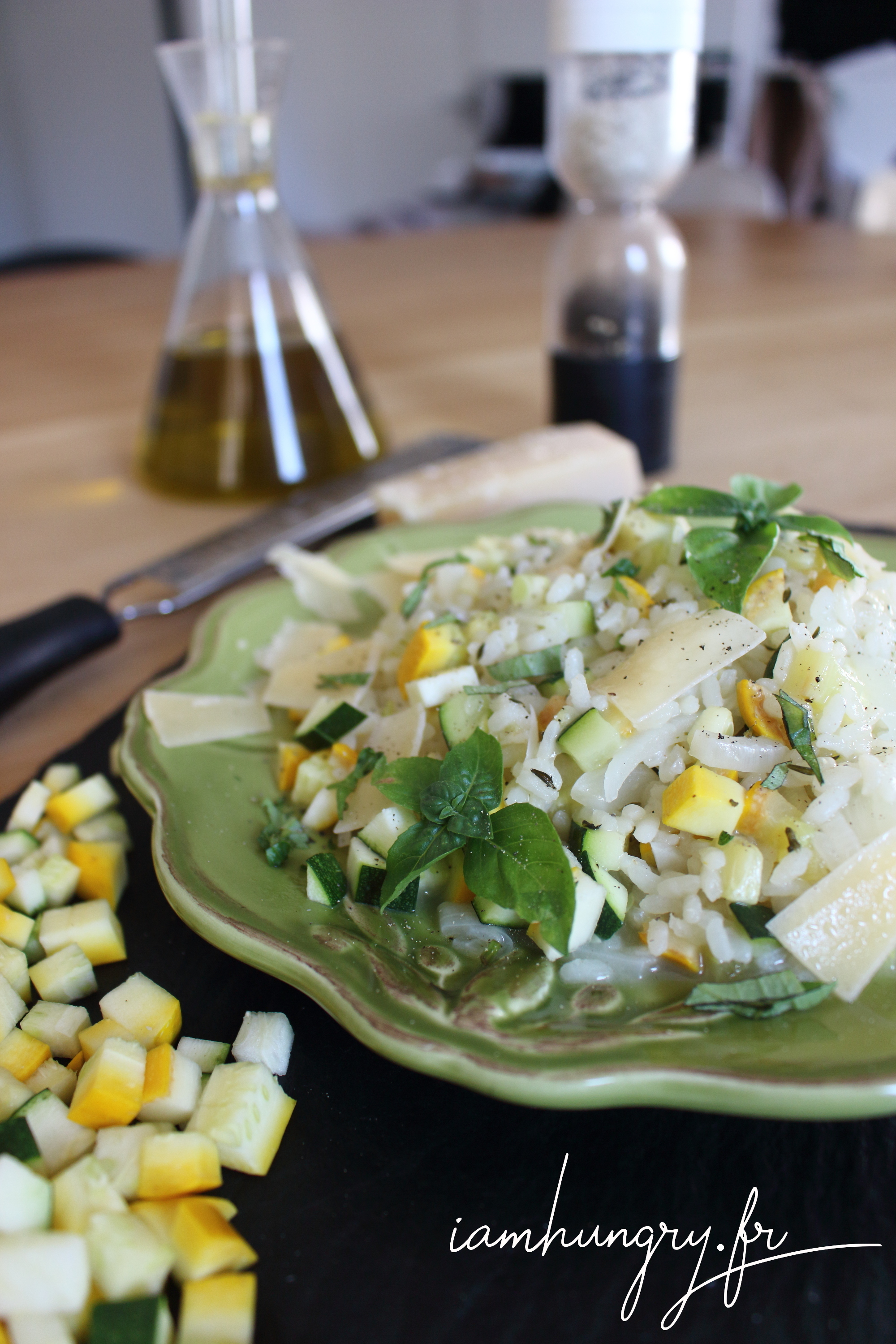 Risotto aux deux courgettes IAMHUNGRY