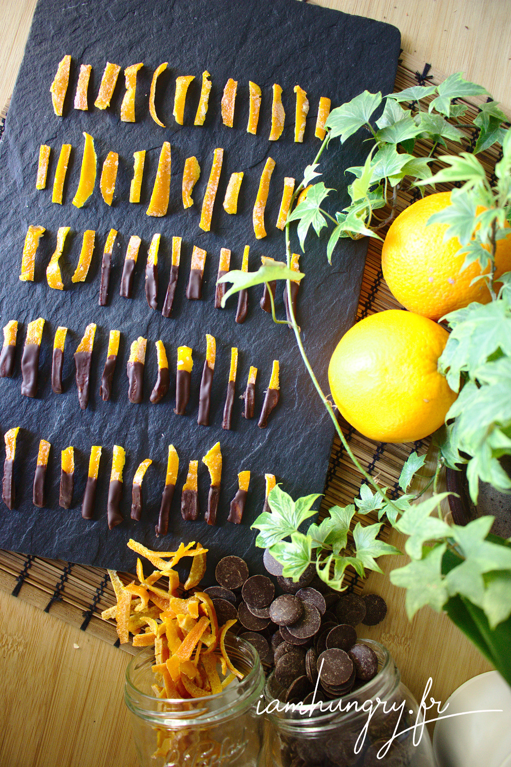 Ecorces d oranges chocolat rect