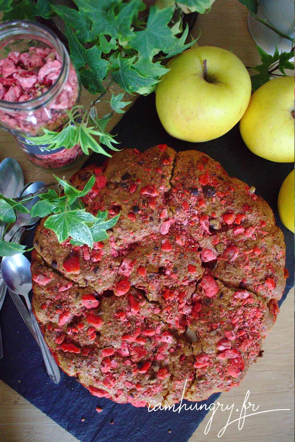 Gateau pommes pralines 1 rect