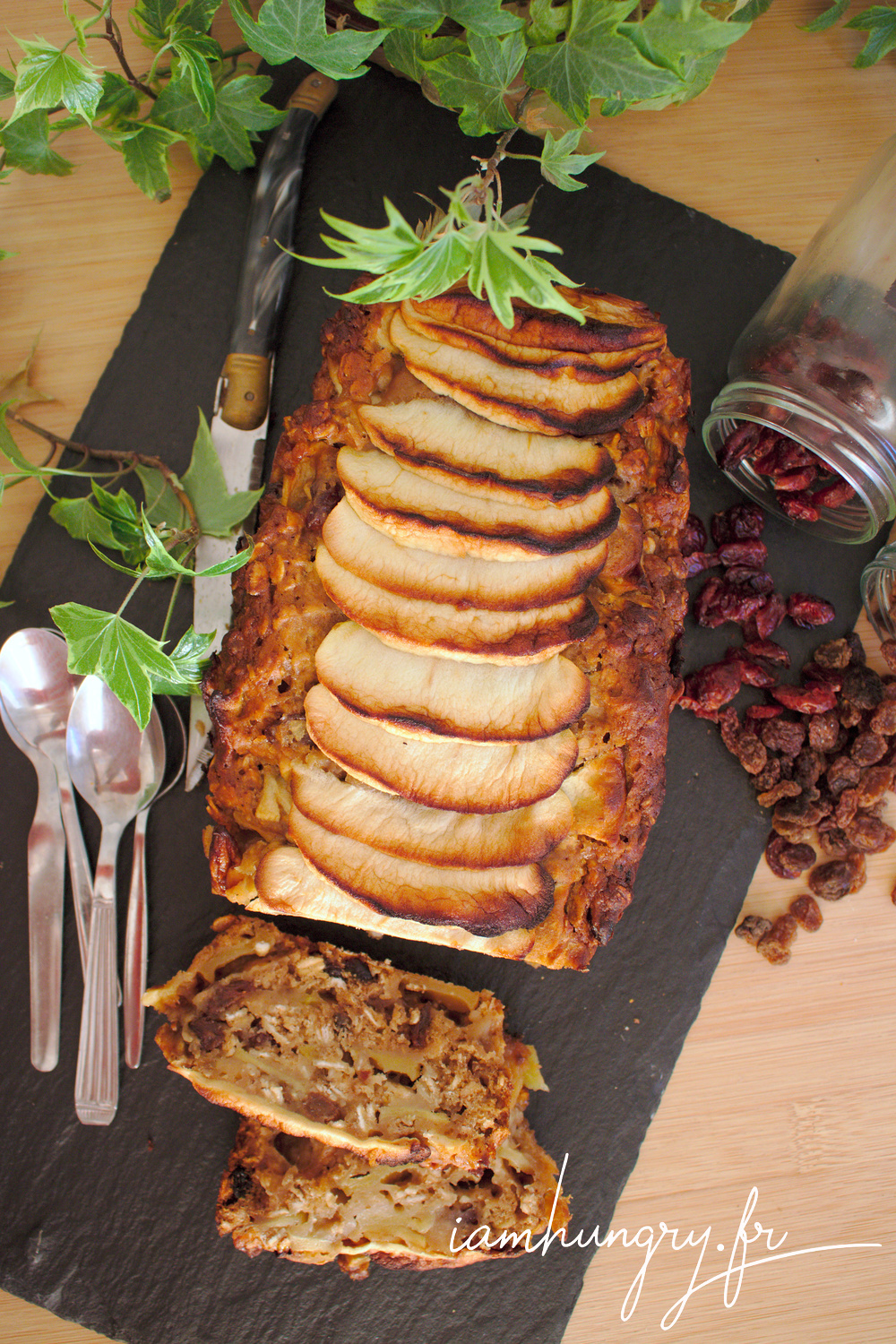 Gateau pommes compote rect