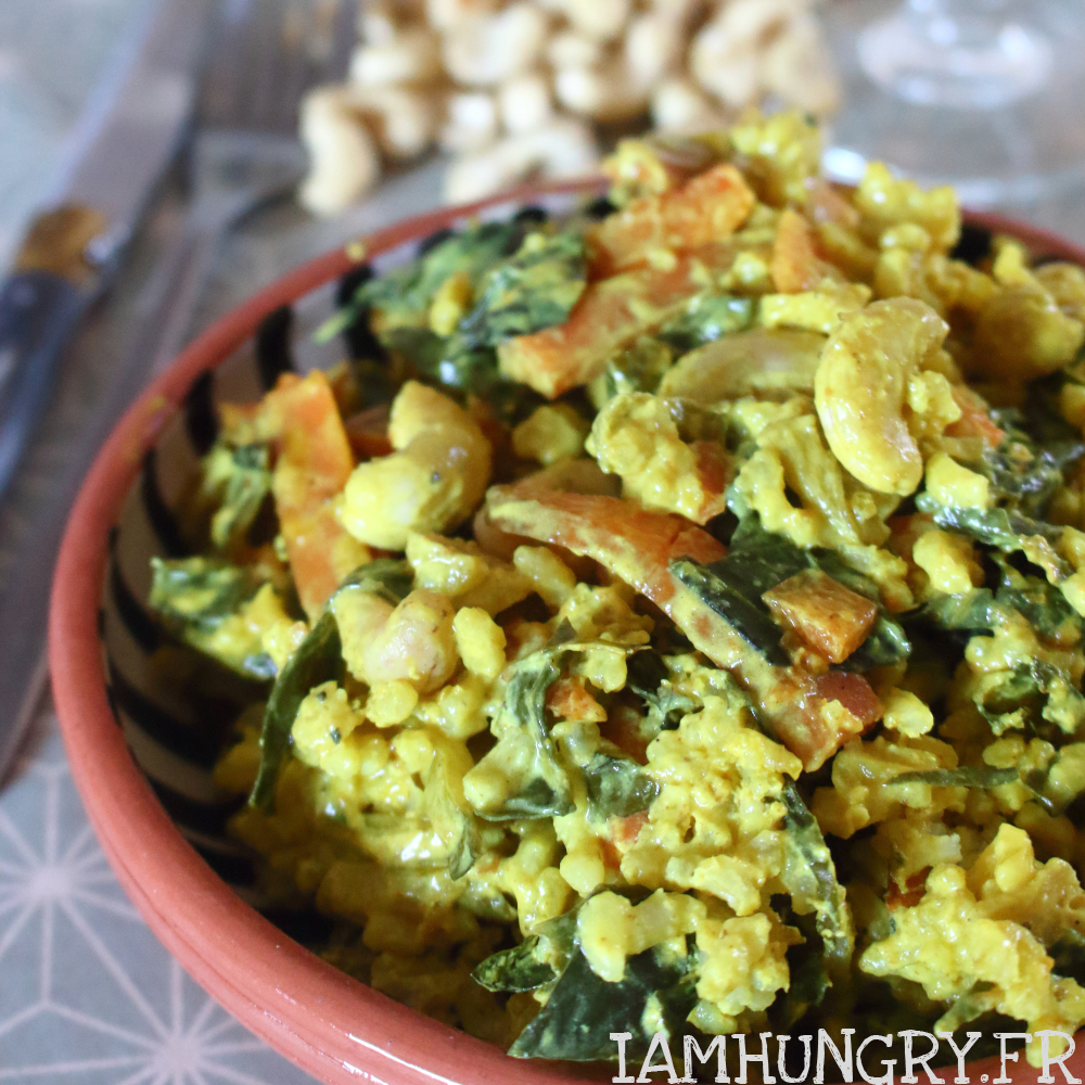 Riz indien aux cajou- IAMHUNGRY